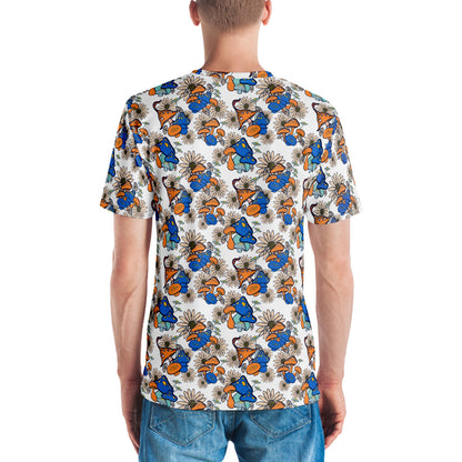 Fungi & Flora Fusion: Artistic All-Over Tee