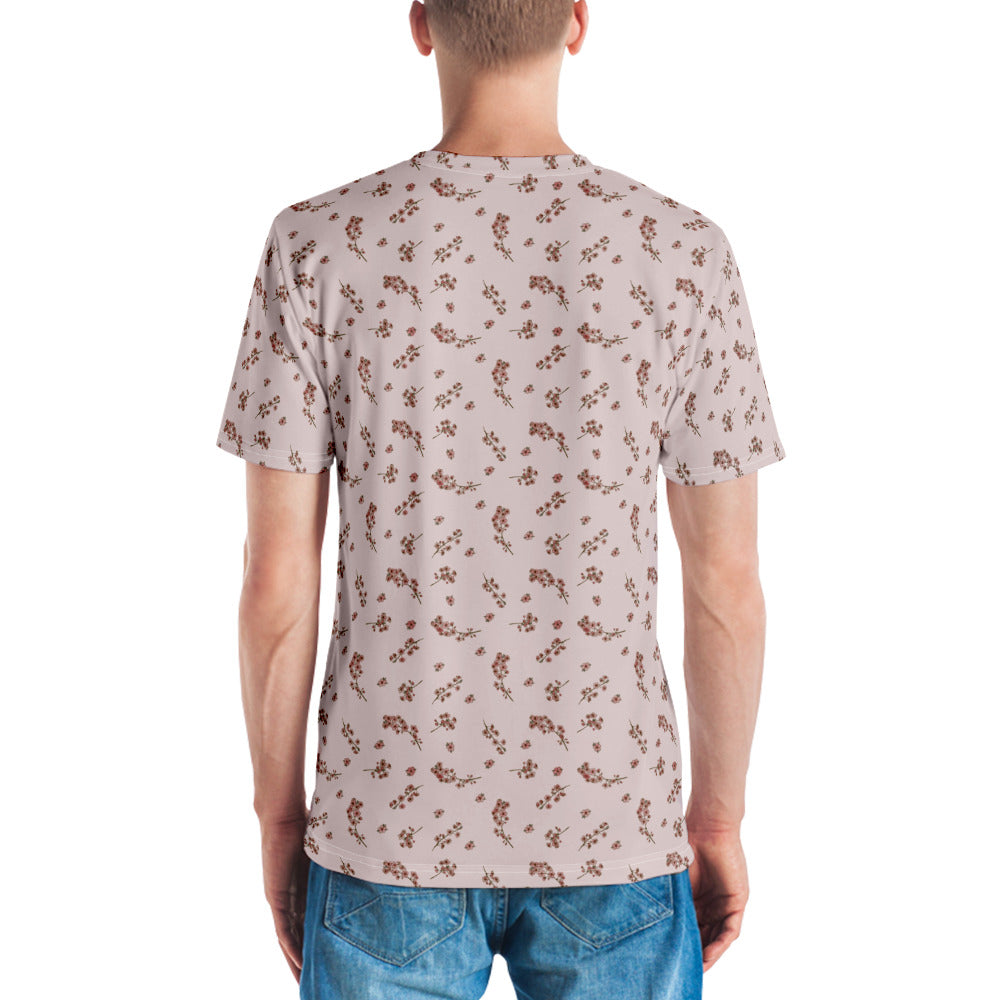 Blooms Unbottled: All-Over Pink Petal T-Shirt