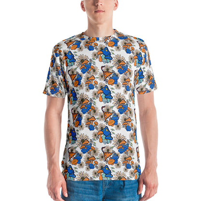 Fungi & Flora Fusion: Artistic All-Over Tee