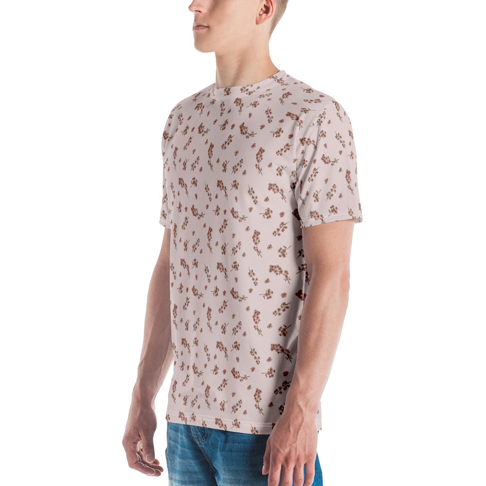 Blooms Unbottled: All-Over Pink Petal T-Shirt