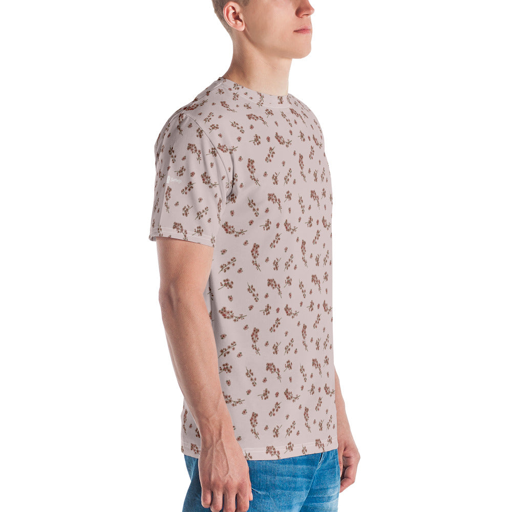 Blooms Unbottled: All-Over Pink Petal T-Shirt