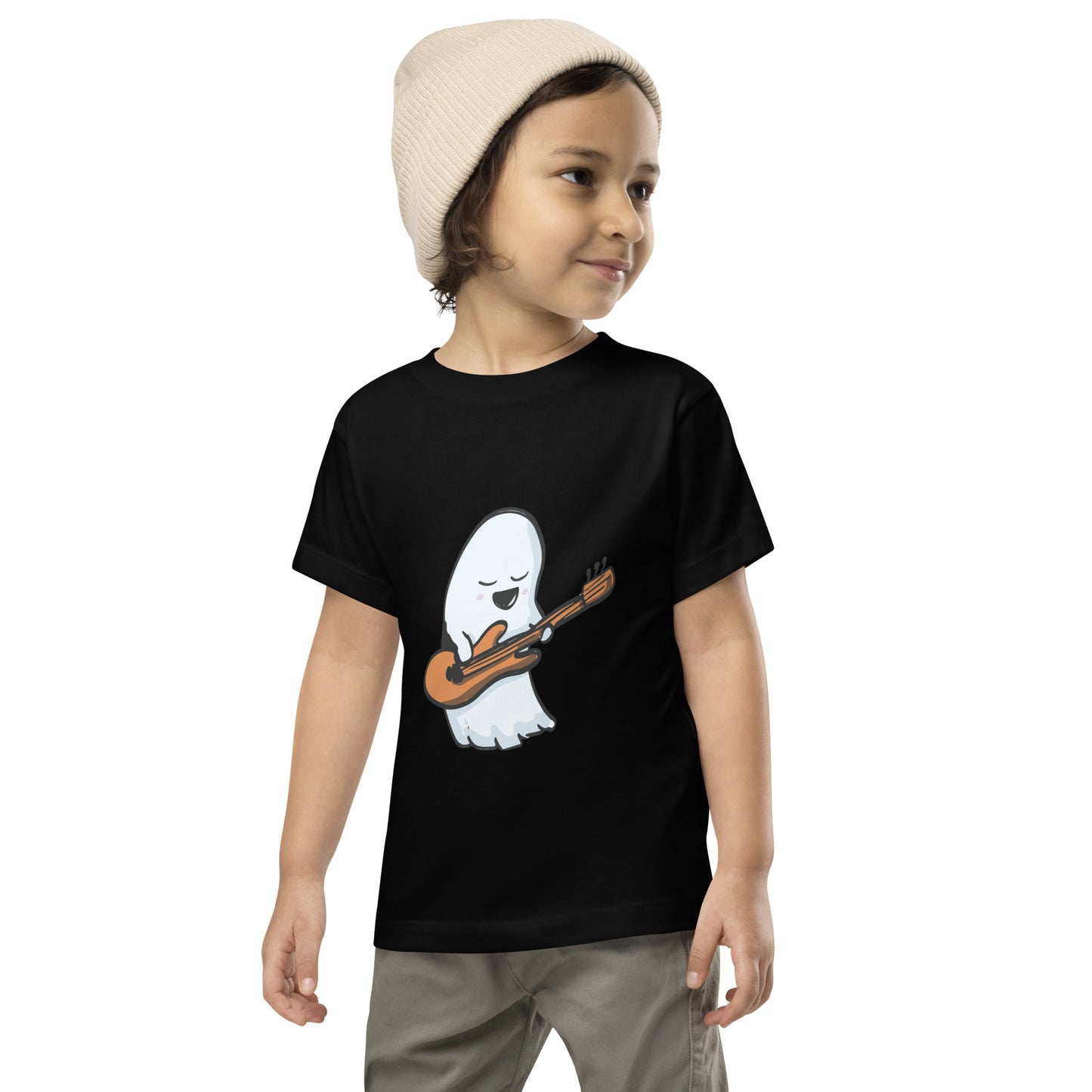 Ghostly Grooves Guitar Toddler Shirt