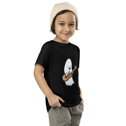 Ghostly Grooves Guitar Toddler Shirt