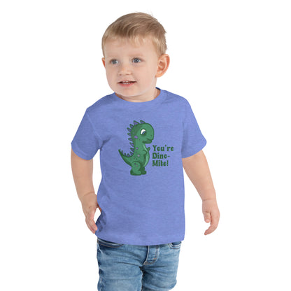 Dino Delight: 'You're Dino-Mite' Toddler Tee