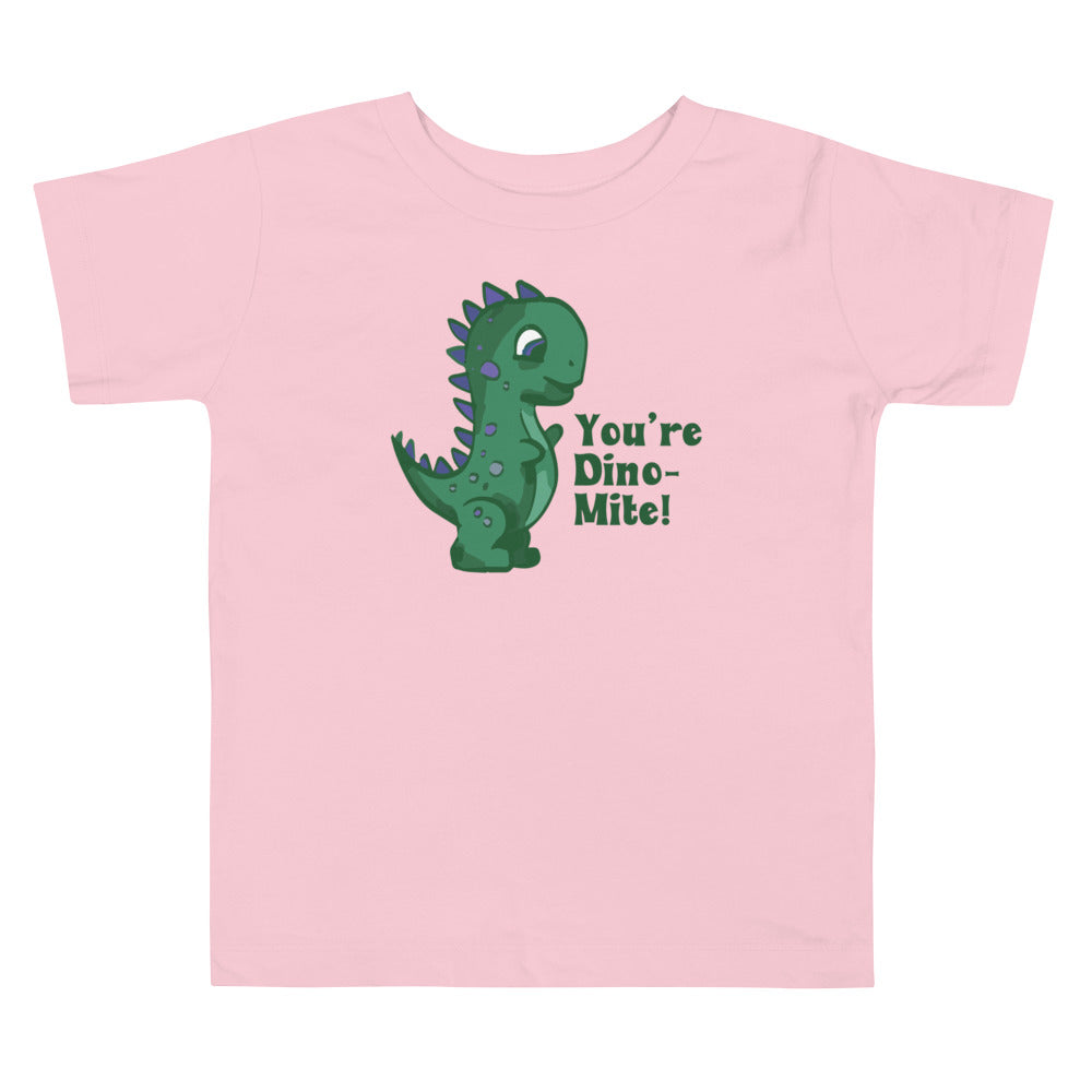 Dino Delight: 'You're Dino-Mite' Toddler Tee