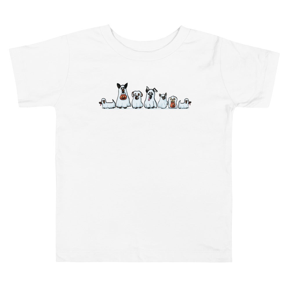 "Spectral Canine Crew" Spooky Toddler Tee