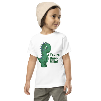 Dino Delight: 'You're Dino-Mite' Toddler Tee