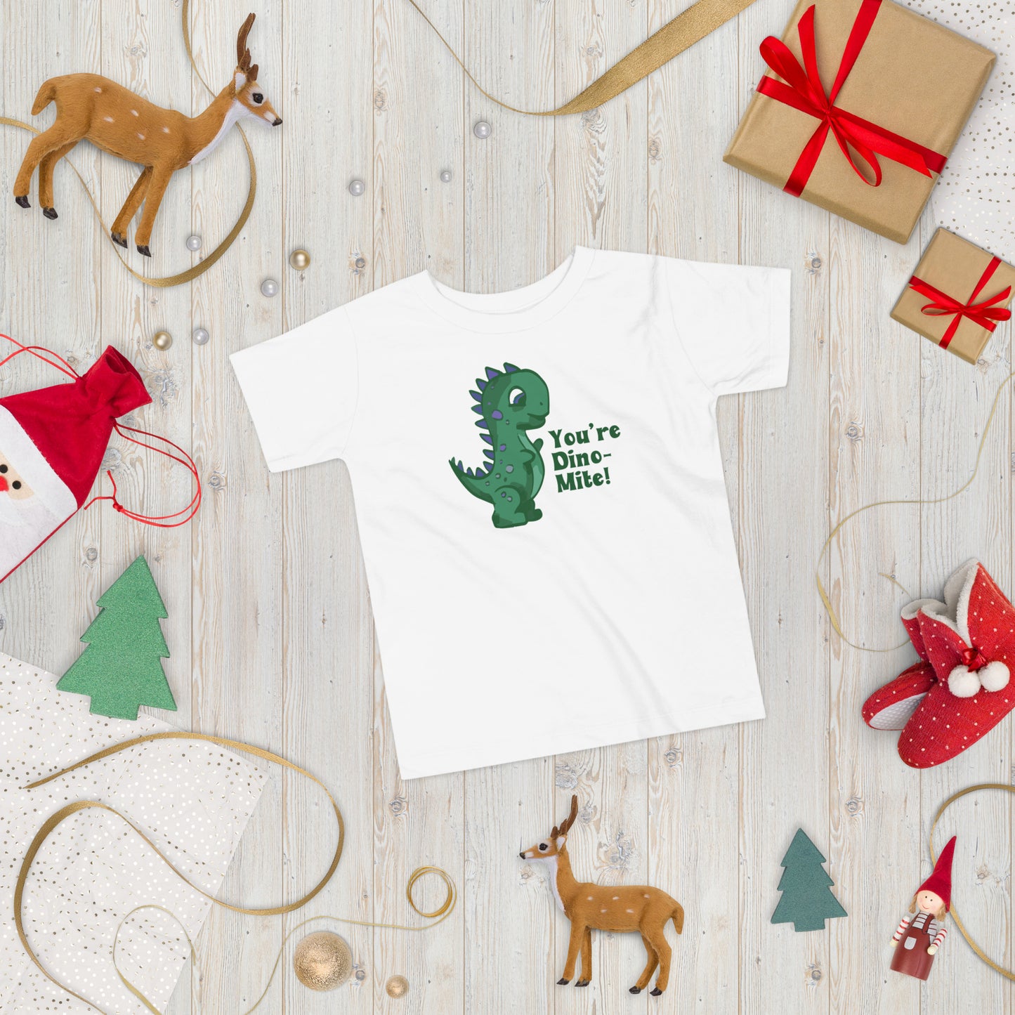 Dino Delight: 'You're Dino-Mite' Toddler Tee