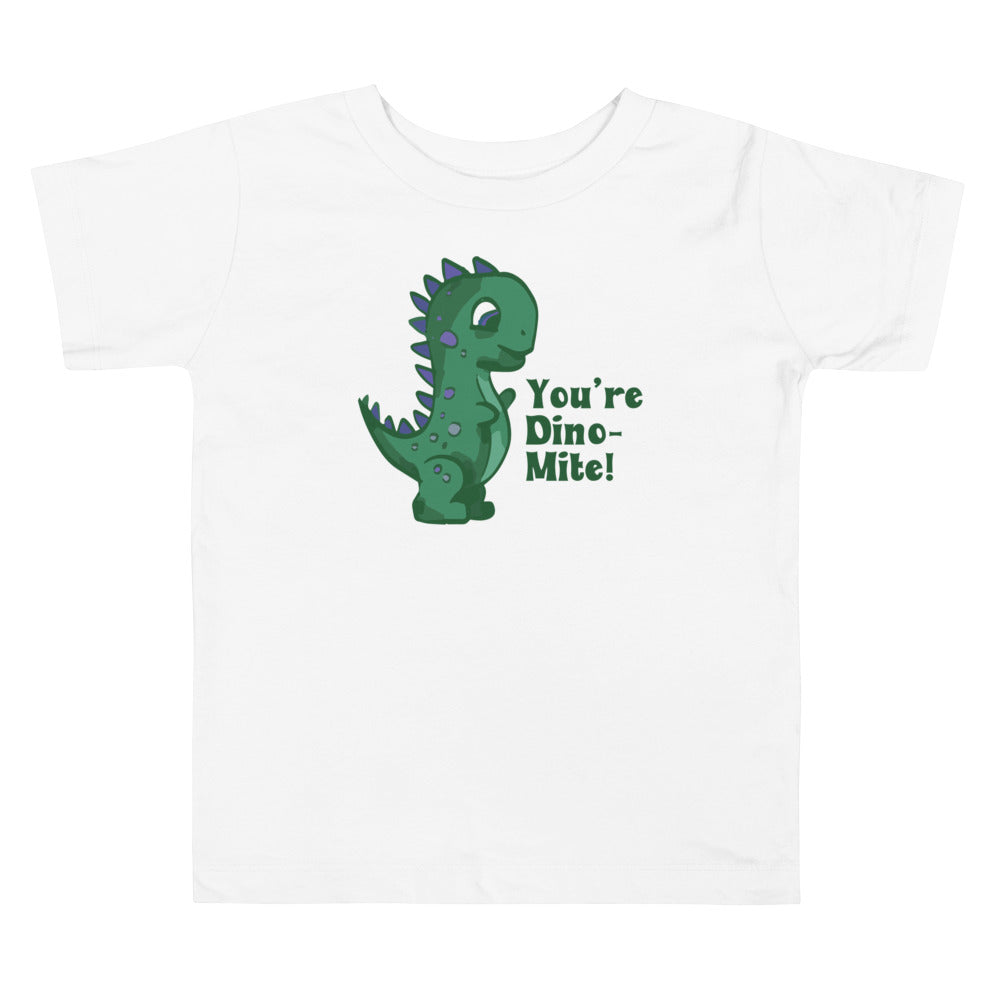 Dino Delight: 'You're Dino-Mite' Toddler Tee