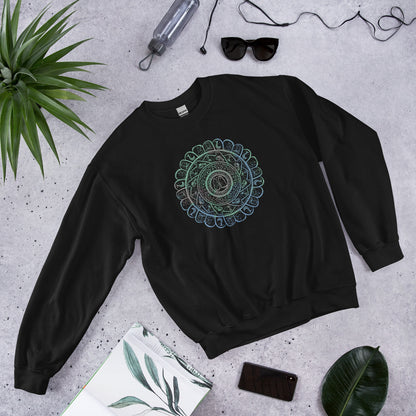 Lung Mandala Elegance: Respiratory Therapy Sweatshirt