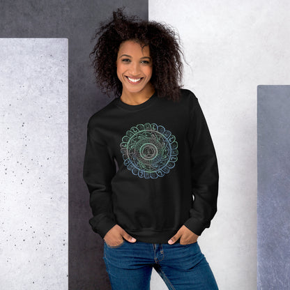 Lung Mandala Elegance: Respiratory Therapy Sweatshirt