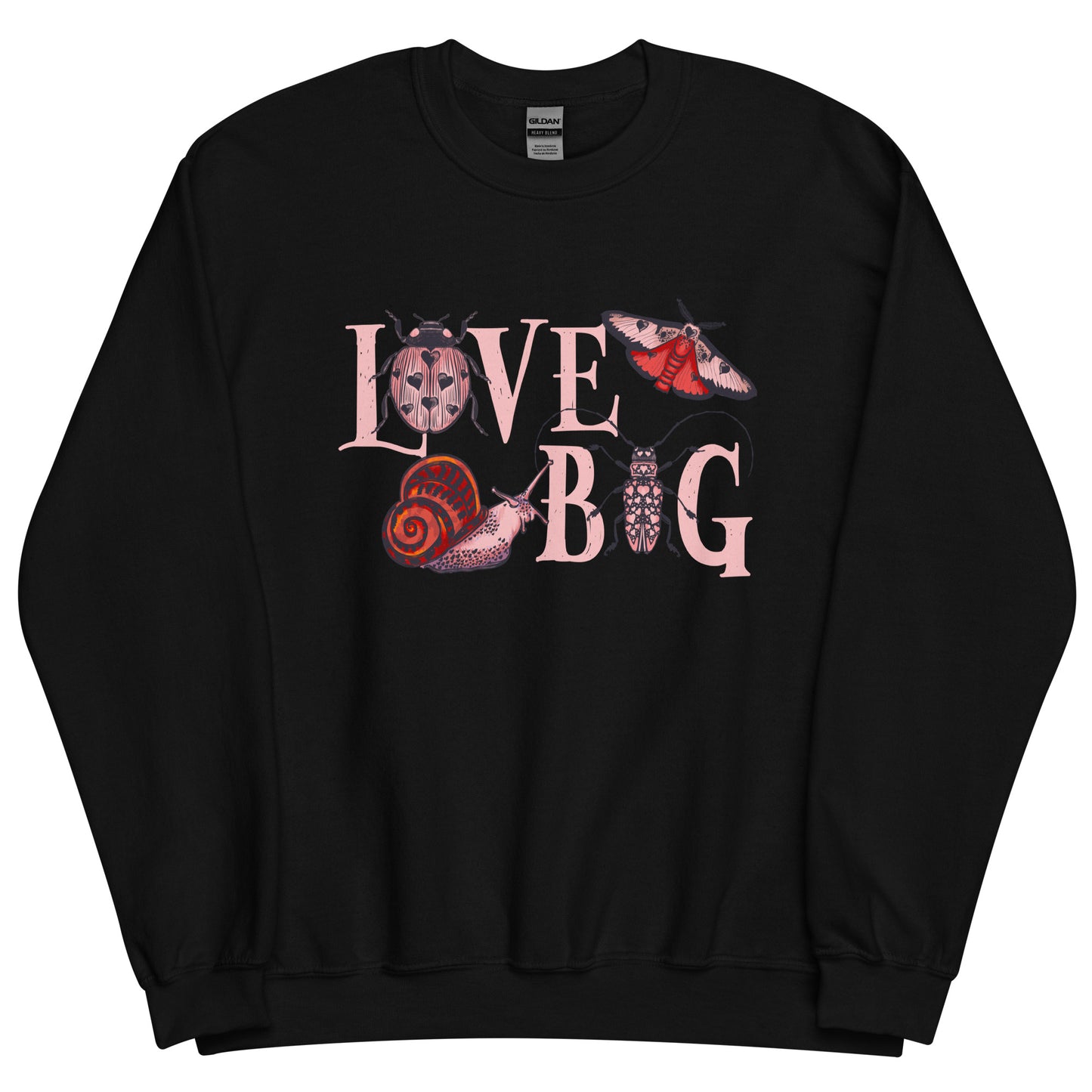 Love Bug Delight: Snuggly Adult Sweatshirt