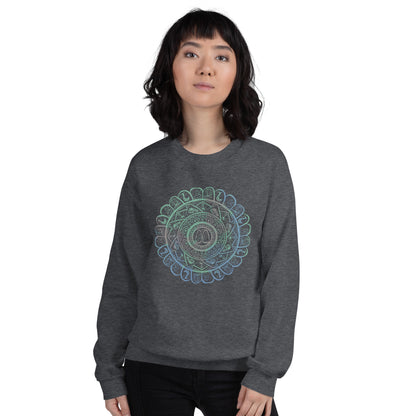 Lung Mandala Elegance: Respiratory Therapy Sweatshirt