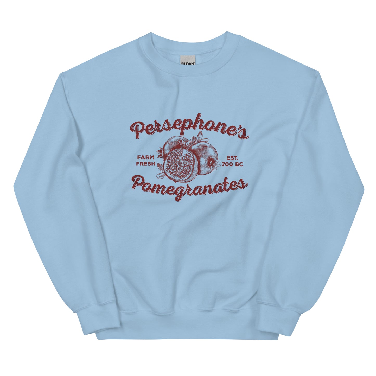 Taste of Tradition: Persephone's Pomegranates Crewneck Sweatshirt