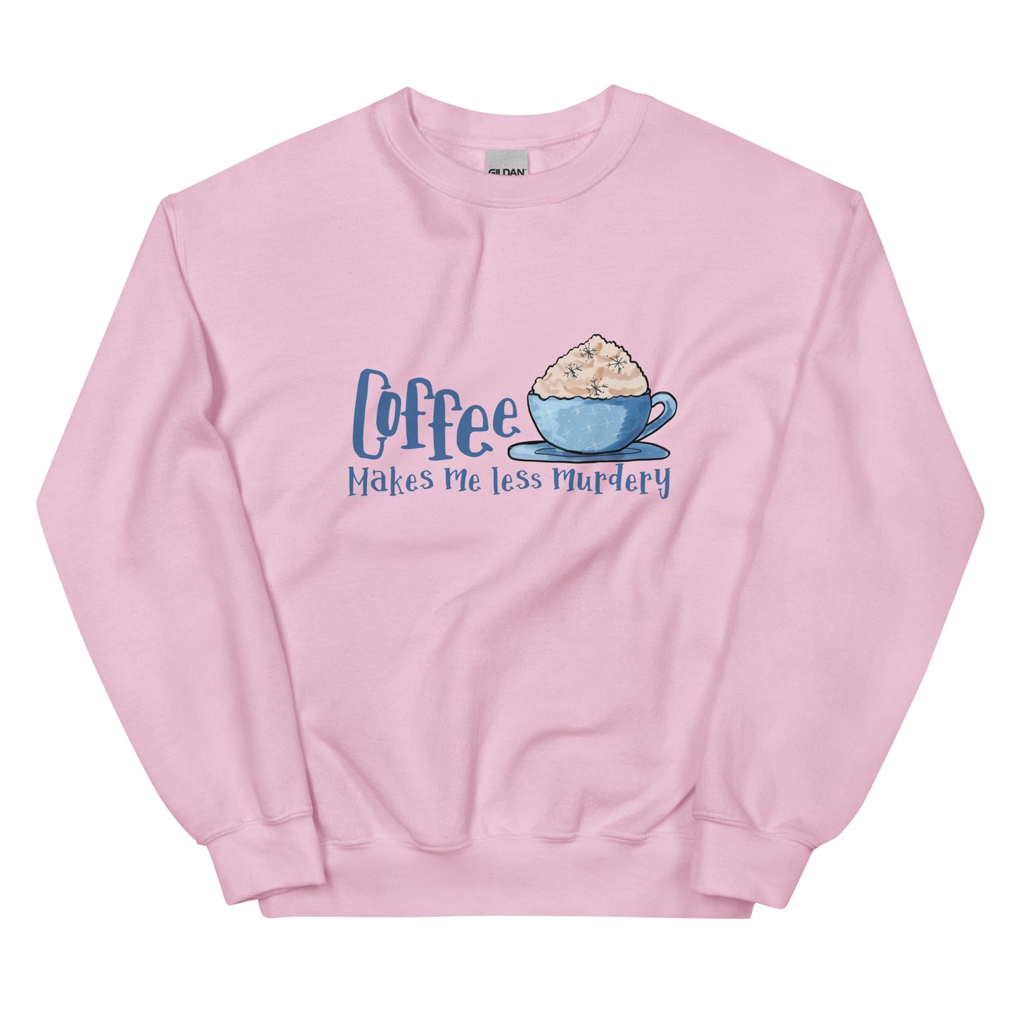 Dark Roast Delight: Crime-Free Crewneck Sweatshirt