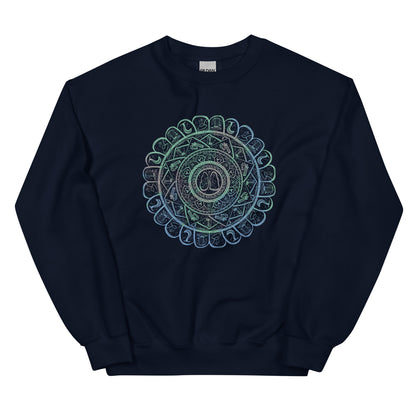 Lung Mandala Elegance: Respiratory Therapy Sweatshirt