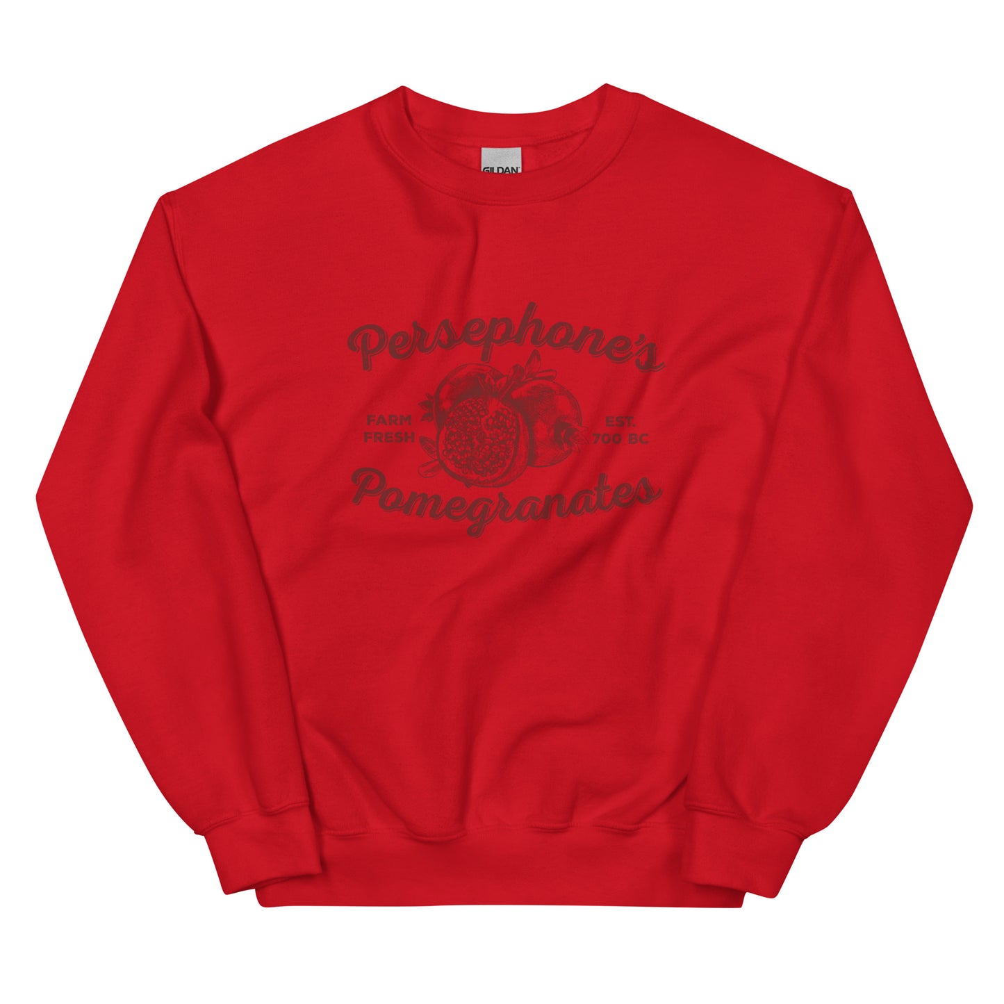 Taste of Tradition: Persephone's Pomegranates Crewneck Sweatshirt