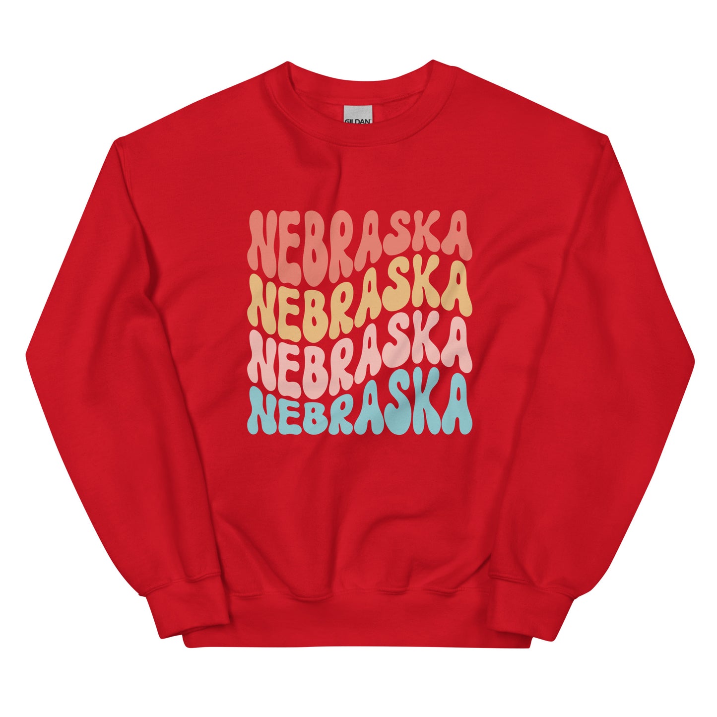 Nebraska Groovy Sweatshirt