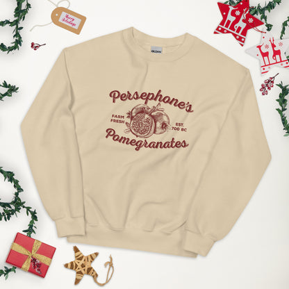 Taste of Tradition: Persephone's Pomegranates Crewneck Sweatshirt