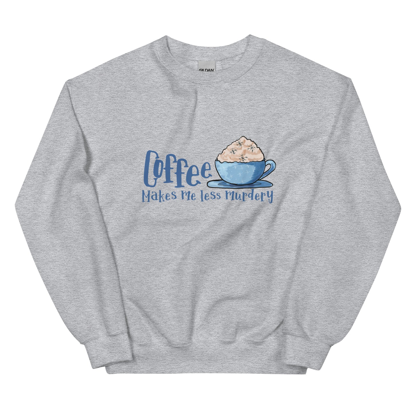 Dark Roast Delight: Crime-Free Crewneck Sweatshirt