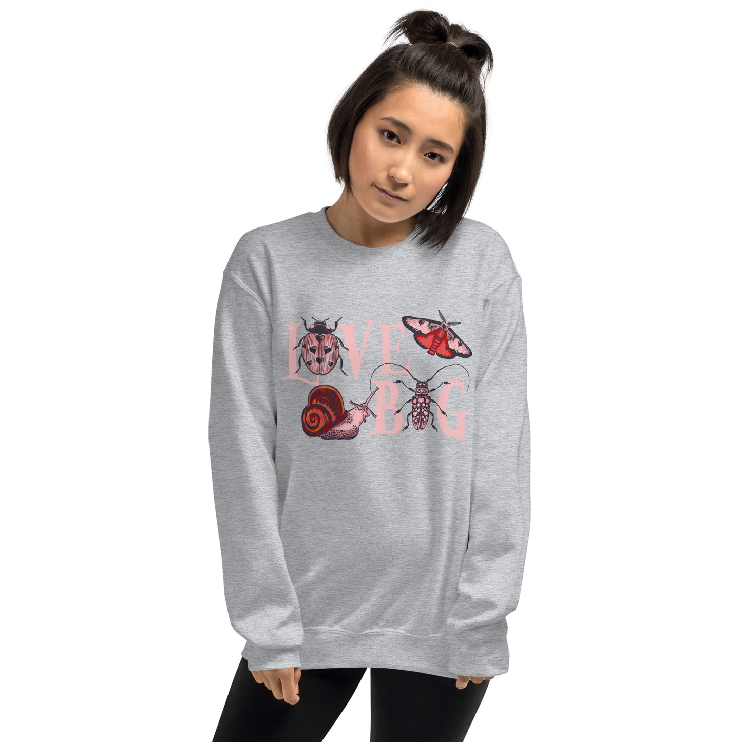 Love Bug Delight: Snuggly Adult Sweatshirt