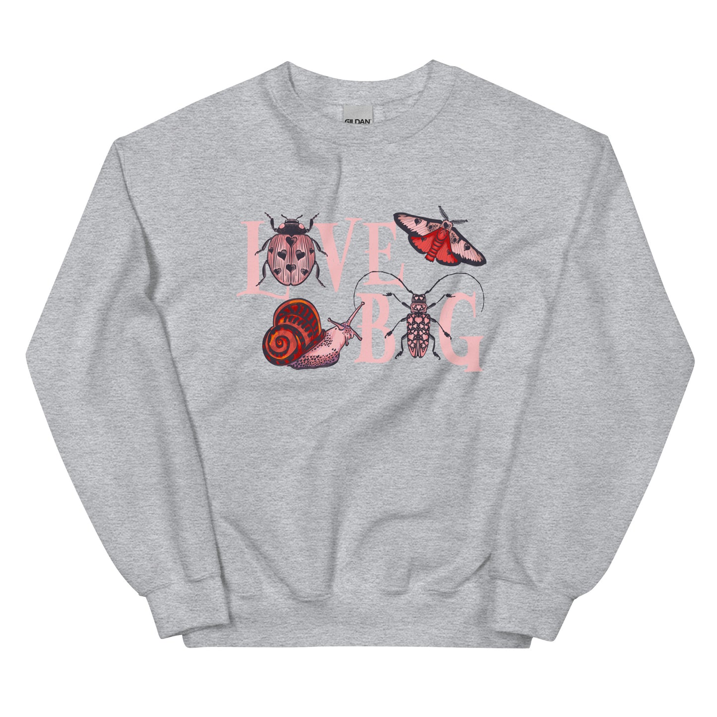 Love Bug Delight: Snuggly Adult Sweatshirt