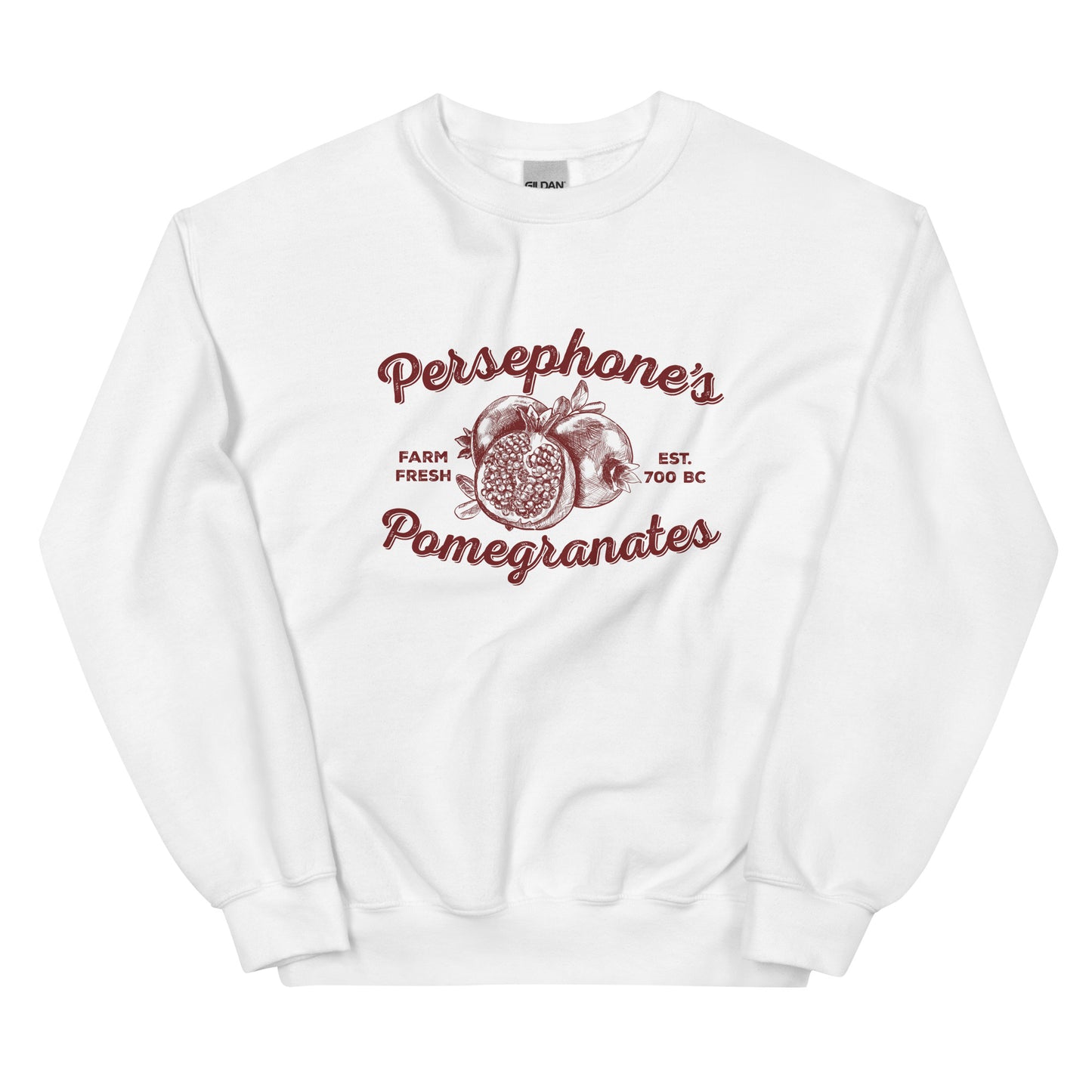 Taste of Tradition: Persephone's Pomegranates Crewneck Sweatshirt