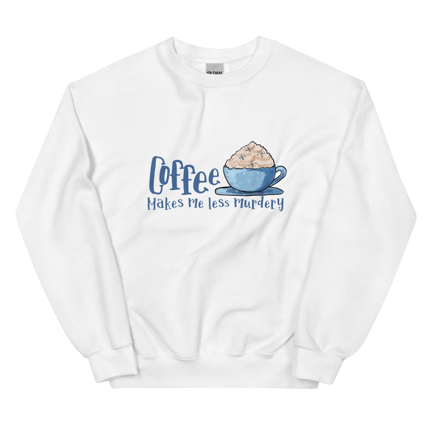 Dark Roast Delight: Crime-Free Crewneck Sweatshirt