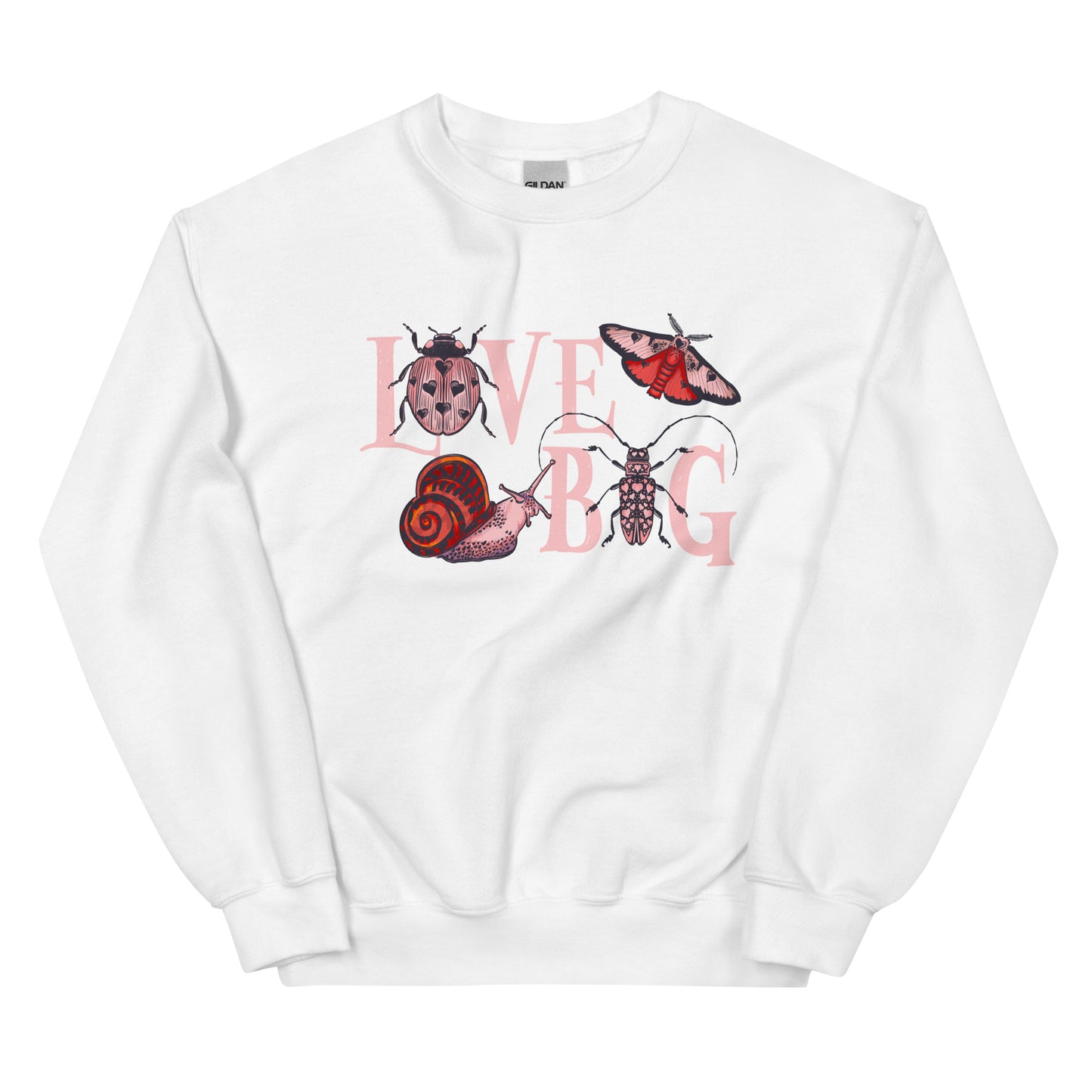 Love Bug Delight: Snuggly Adult Sweatshirt