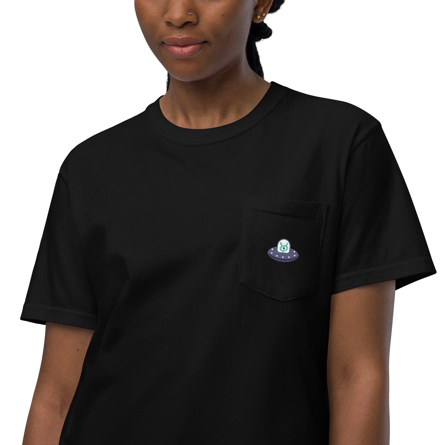 Shirtlings Spaceship Pocket Tee