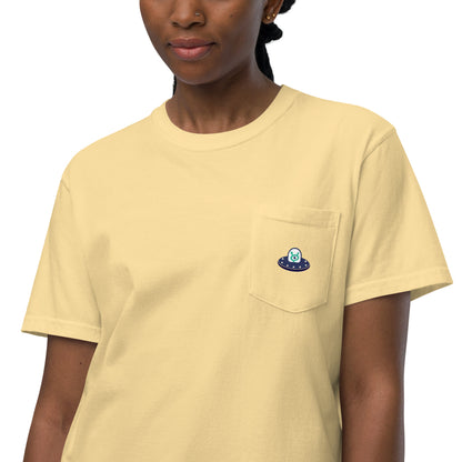 Shirtlings Spaceship Pocket Tee