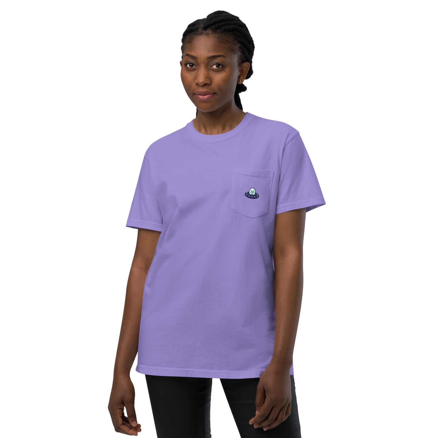 Shirtlings Spaceship Pocket Tee