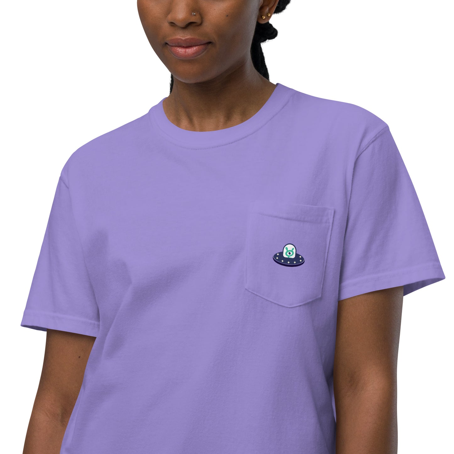 Shirtlings Spaceship Pocket Tee