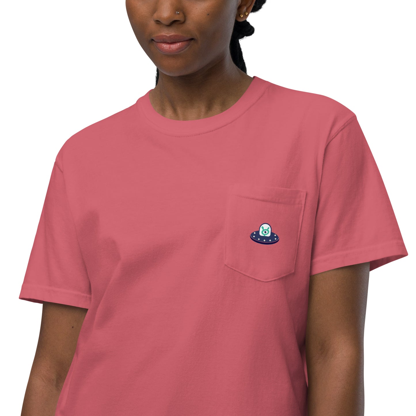 Shirtlings Spaceship Pocket Tee