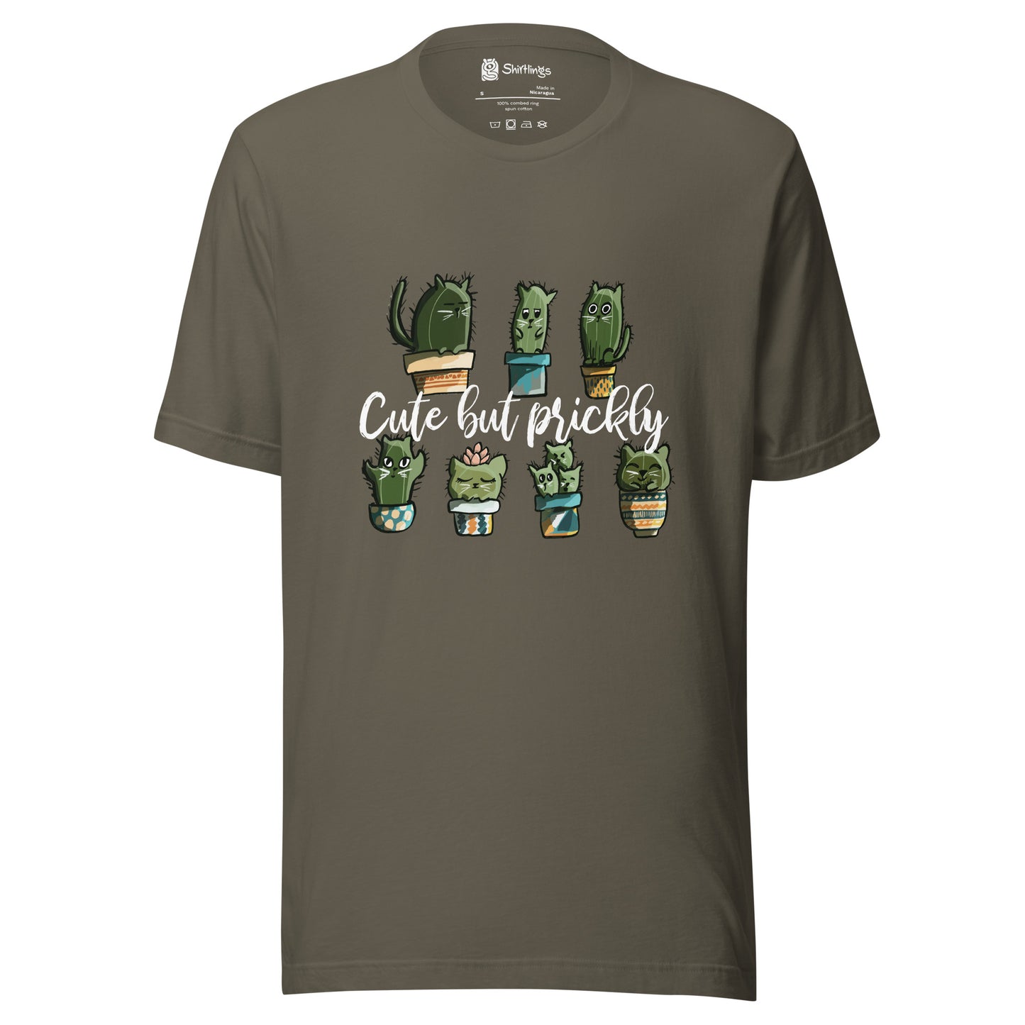 "Cute But Prickly" Cat-ti Cluster Tee