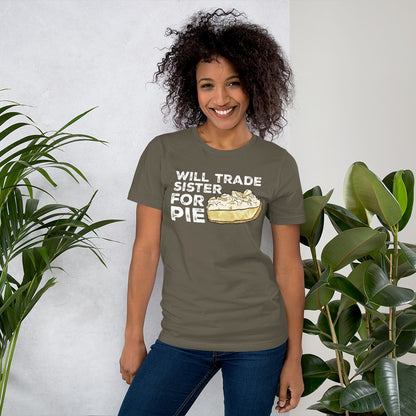 Banana Cream Pie Lover's Tee: Trade Sister for a Slice