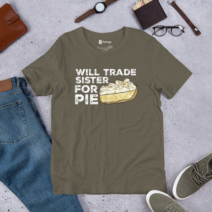 Banana Cream Pie Lover's Tee: Trade Sister for a Slice