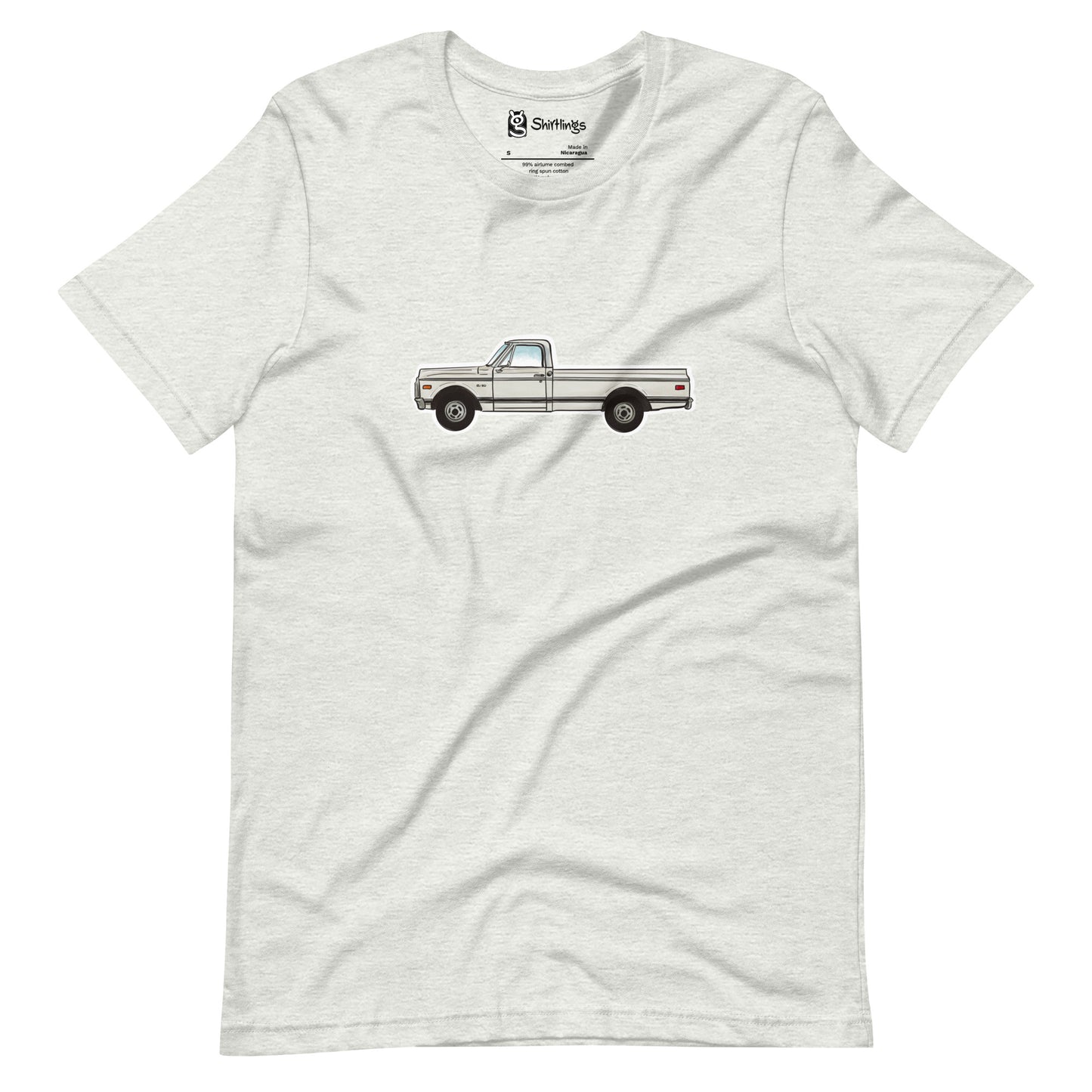 Retro Ride: '70s White C-10 Pickup Tee