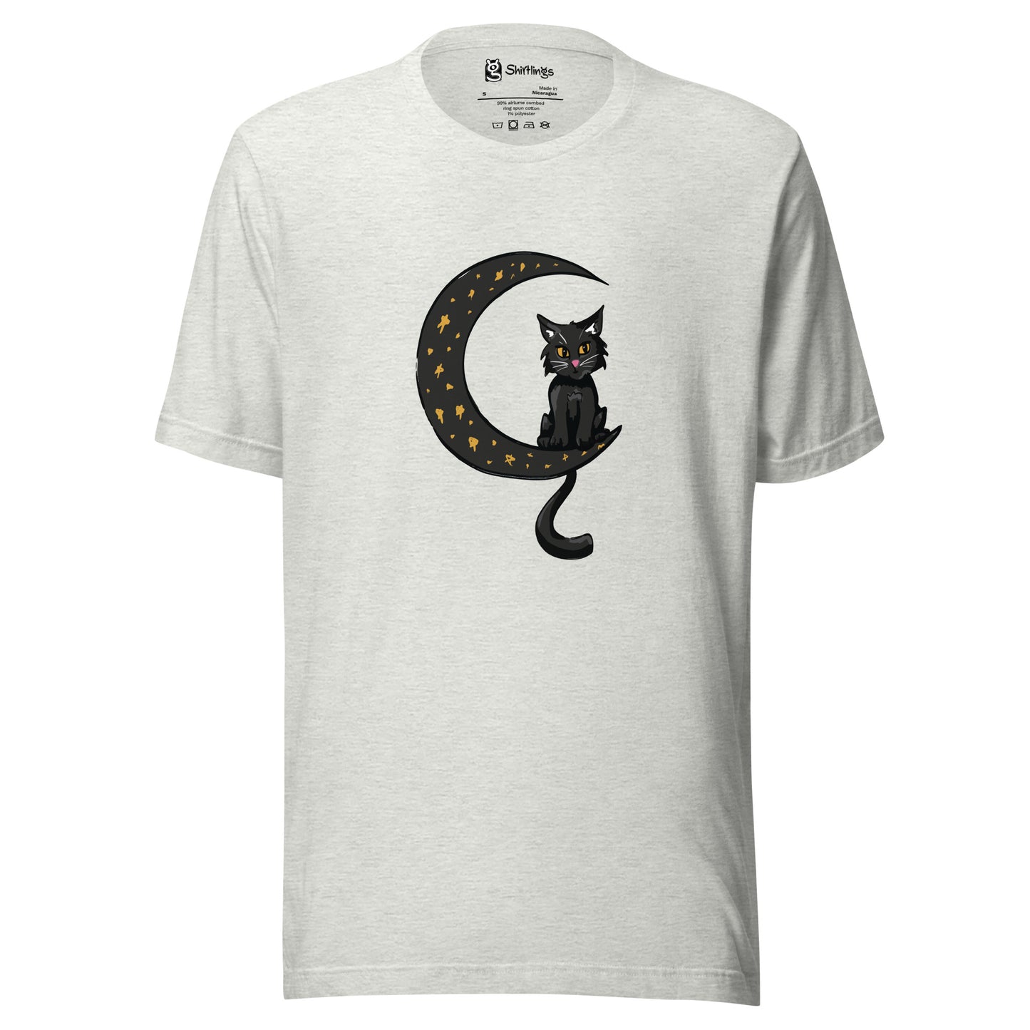 Moonlit Meow: Celestial Cat Tee