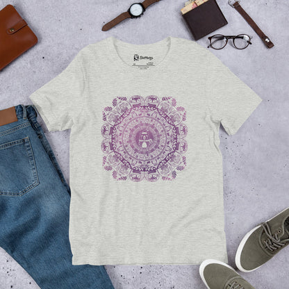 Bear-y Stylish: The Purple Winter Mandala Tee