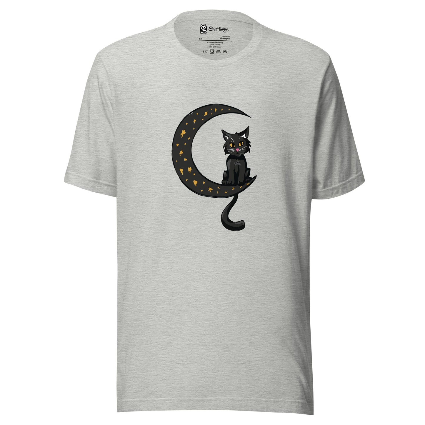 Moonlit Meow: Celestial Cat Tee