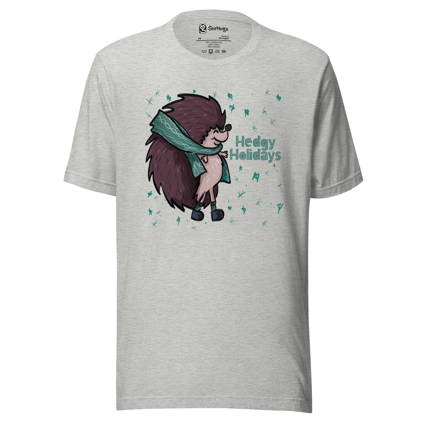 Hedgy Holidays: Hedgehog Adult Tee