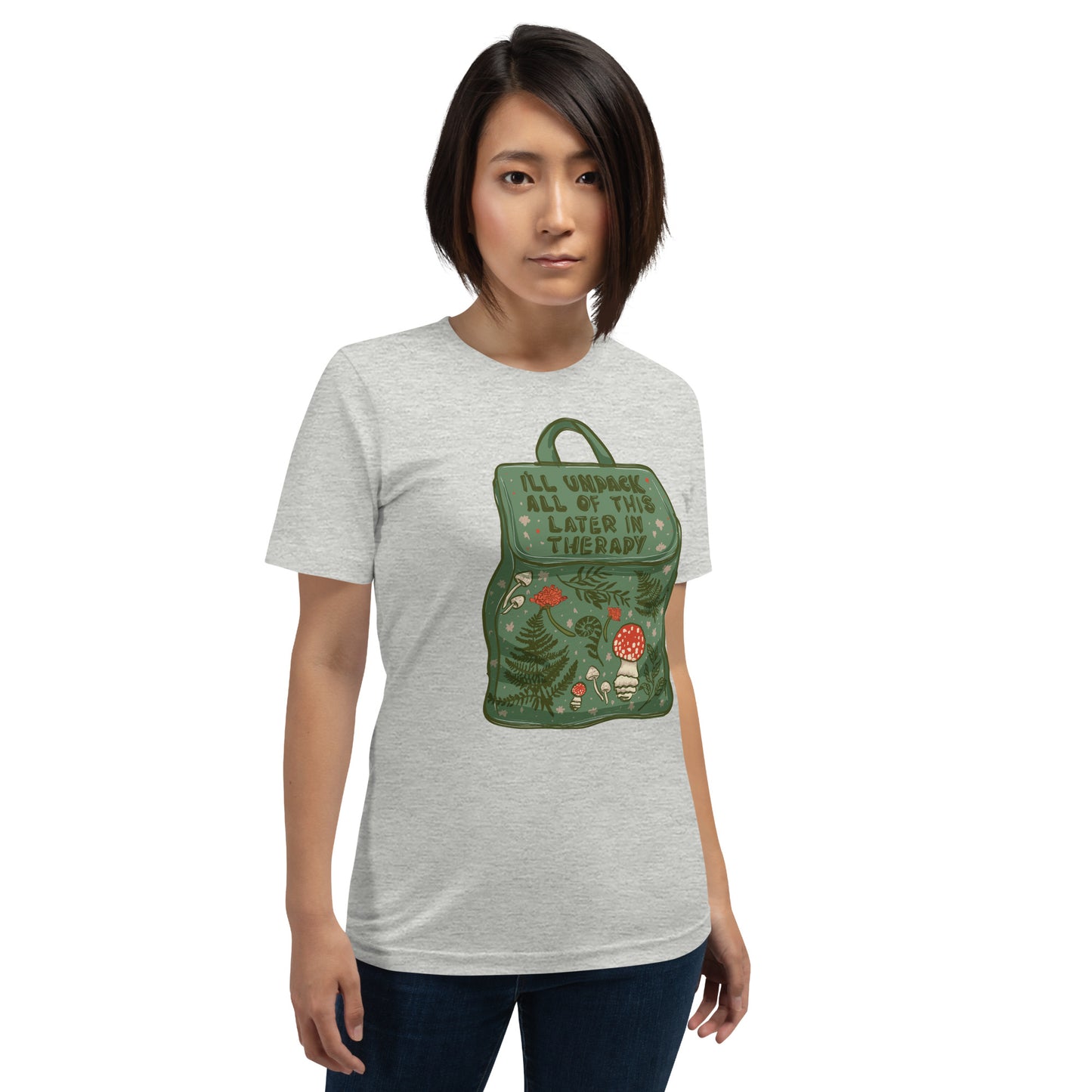 Therapy Unpacked: Green Backpack Confessions Tee