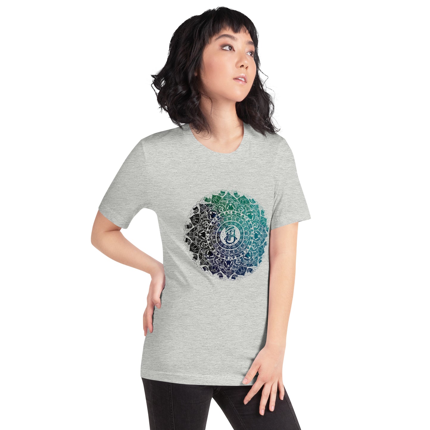 Snow, Scarves, & Slick Penguins: Mandala Magic Tee