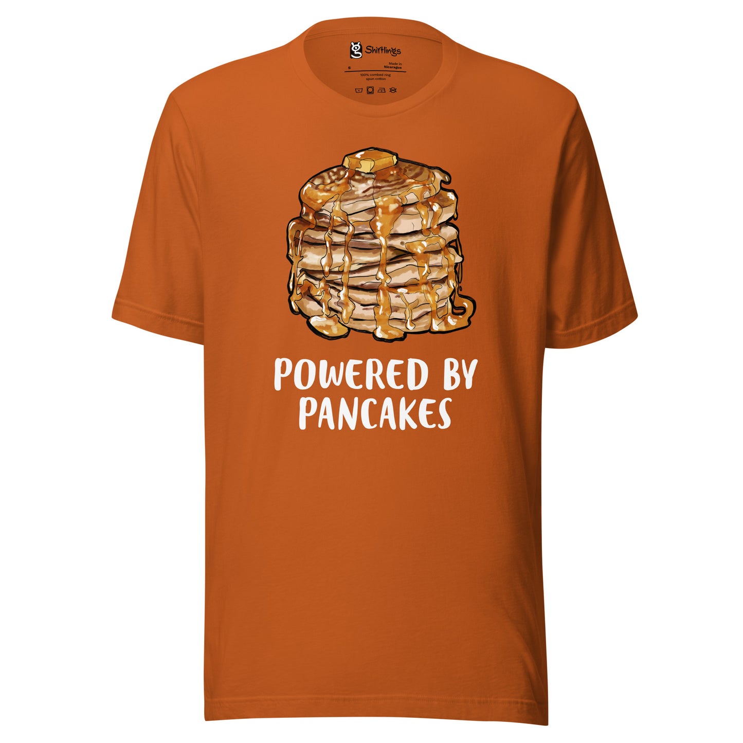 "Pancake Power Play" Humorous Breakfast Tee