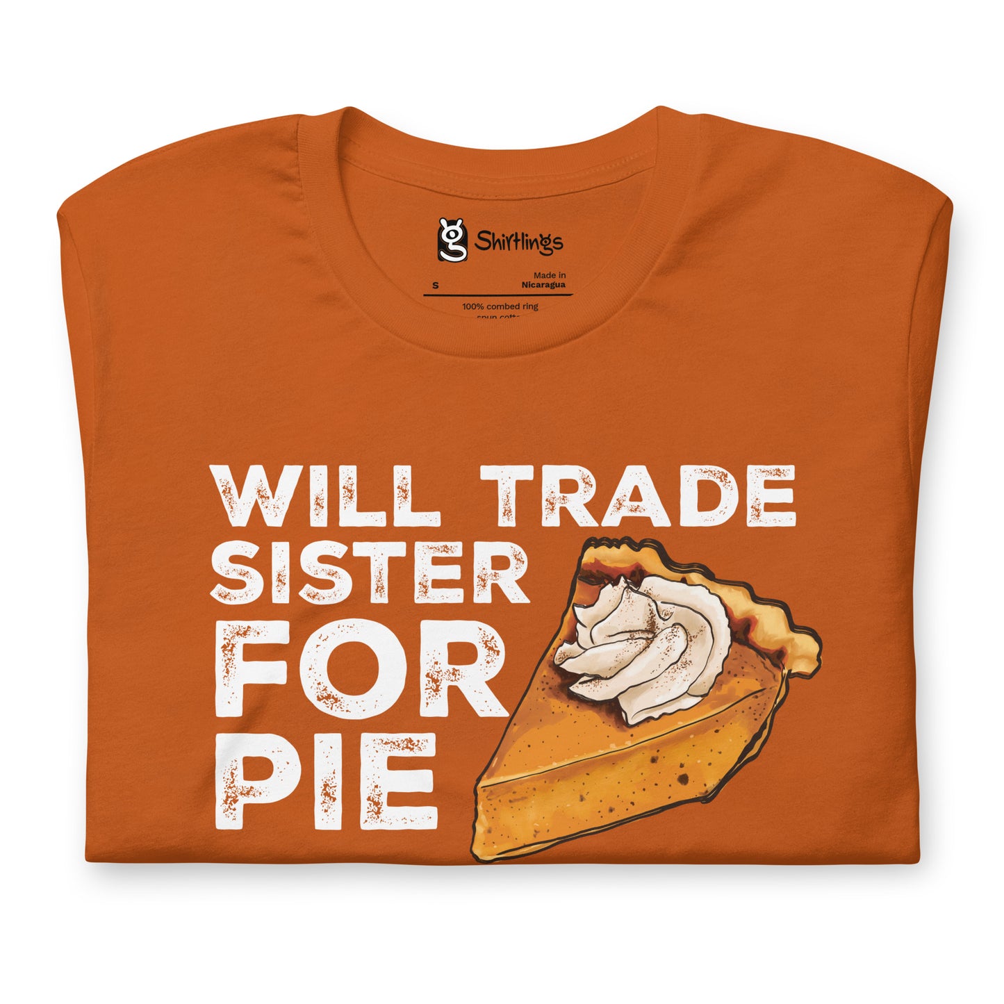 Pumpkin Pie Sister Exchange Adult Tee