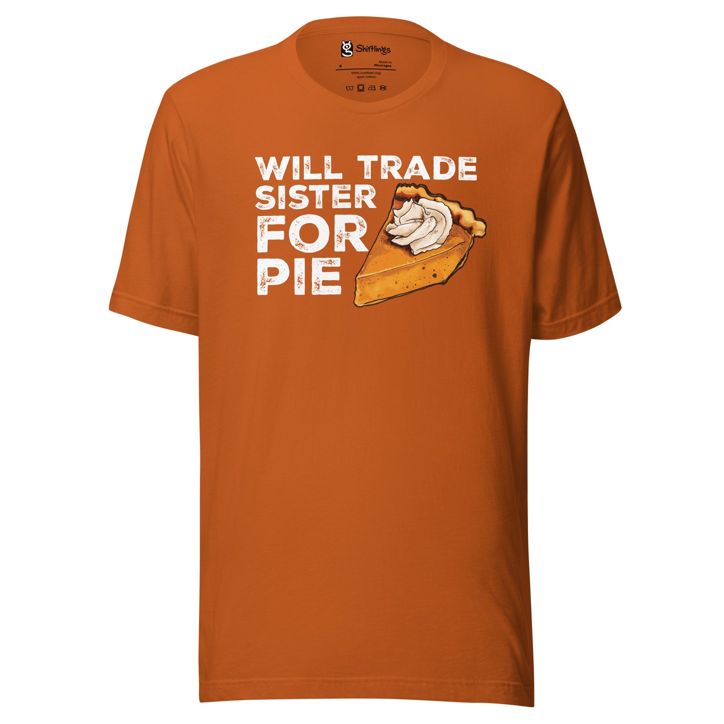 Pumpkin Pie Sister Exchange Adult Tee