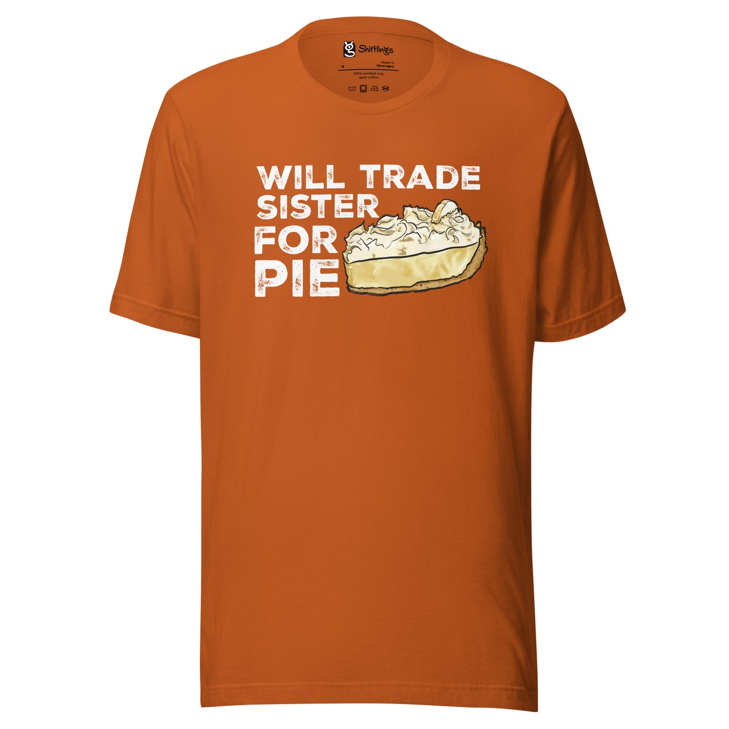 Banana Cream Pie Lover's Tee: Trade Sister for a Slice