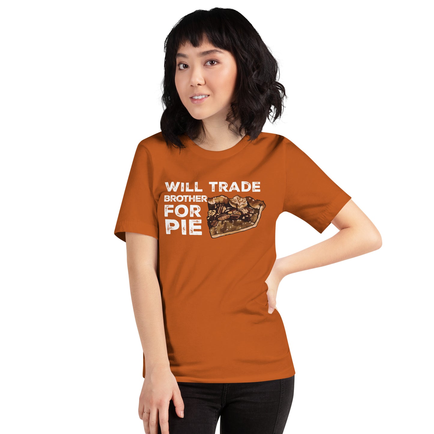 Pecan Pie Passion with a Twist: 'Trade Brother for Pie' Pecan Pie Shirt