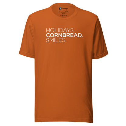 Holidays. Cornbread. Smiles Tee